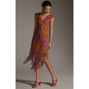 ANTHROPOLOGIE Floral Midi Dress